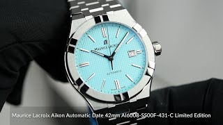 Maurice Lacroix Aikon Automatic Date 42mm AI6008SS00F431C Limited Edition [upl. by Shannah638]