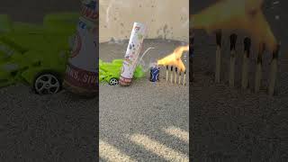 Matchstick Amazing Cracker experiment  Diwali cracker testing 2024 🔥😂🔥shorts crackerstesting [upl. by Fanchon327]