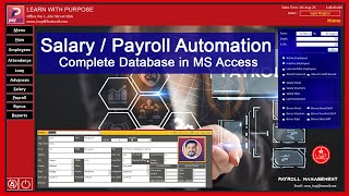 Master Payroll Management Microsoft Access  Boost Efficiency Save Time  Salary Software Automation [upl. by Ahsin708]