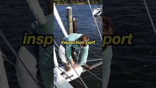 How the Carbon Bowsprit works on the Seawind 1170 Sailing Catamaran Part 1seawind1170 boattour [upl. by Esenaj]