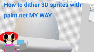 How to dither 3d sprites using paintnet my way [upl. by Anile]