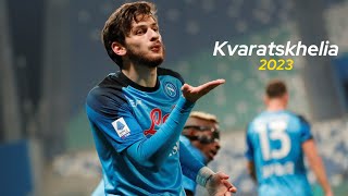 2023 Khvicha Kvaratskhelia • Best Skills amp Goals  4K [upl. by Trebeh]