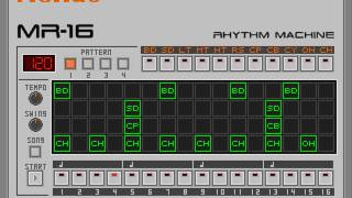 MegaDrive Rhythm Machine ver 093 homebrew [upl. by Alleyn]