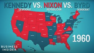 How The States Voted In Every Presidential Election [upl. by Nuhs]