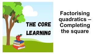 Completing the square Maths GCSE [upl. by Intisar]