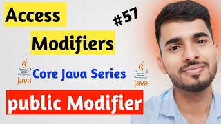 Core Java  Access Modifiers in Java  public  AadiandJava1705 [upl. by Ielirol]