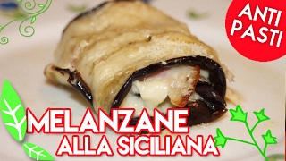 INVOLTINO di melanzane alla siciliana ricetta leggeraricetteflash Ep117 [upl. by Nywroc894]