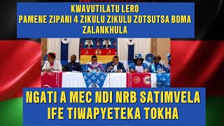 ZIPANI ZOTSUTSA LERO ZALNKHULA NDIPO ALONJEZA KUTI MA VOTE SAZATHEKA NGATI A MEC NDI NRB SANGAWAMVE [upl. by Ahsiloc]