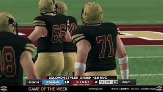 S10 W6 l 10 UCLA  14 Texas St [upl. by Lluj943]