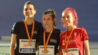 María José Perez Campeona de España de 3000m obstáculos Gijón 2016 [upl. by Jerrol]