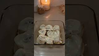 cinnamon rolls cinnamonrolls cinnamonrollsrecipe fallbaking baking cinnamoroll [upl. by Hooper]