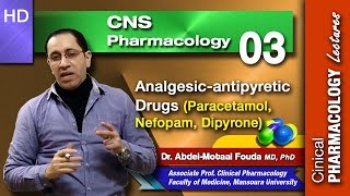 CNS Pharmacology Ar  03  Analgesicantipyretic drugs [upl. by Melisenda]