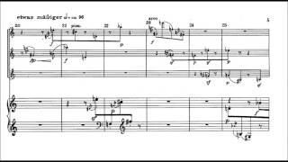 Anton Webern  Quartet op 22 With score [upl. by Seira]