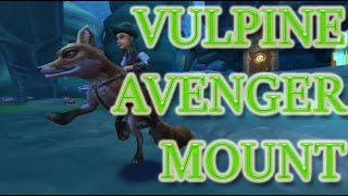 Wizard101 🦊VULPINE AVENGER 🦊Mount Review [upl. by Tatman]