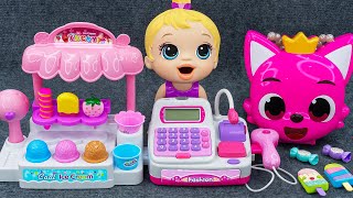 95 Minutes Satisfying with Cute Ice Cream Play Set Unboxing Cash Register ASMR 💞 Lana Unboxing Toy [upl. by Eerolam]