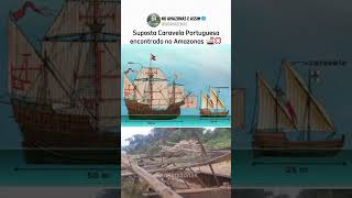 A seca histórica no Amazonas continua revelando mistérios Caravela portuguesa em Canutama [upl. by Salsbury]