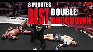 8 Minutes of Some of the Best Double Knockdown I MMA Boxing [upl. by Hernandez]