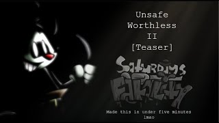 Unsafe Worthlessness II  Saturday Fatality Official Teaser [upl. by Lois]