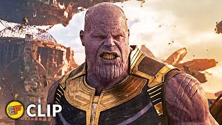 Avengers amp Guardians vs Thanos Part 1  Avengers Infinity War 2018 IMAX Movie Clip HD 4K [upl. by Nuahsyd370]