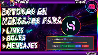 🟣 Botones para link roles y mensaje de respuesta 📱 Discord 📡 JKamiGod [upl. by Eynenihc119]