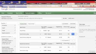 Keyword Research  How to use Google Keyword Planner [upl. by Ikuy]