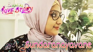 Sundaranayavane  Mubeena Nijas Oru Halal Love Story  Sundaranayanvane Cover song [upl. by Anitsirhk]