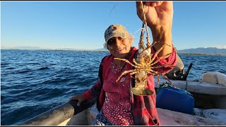 Mama Tey realiza buena PESCA de LANGOSTAS [upl. by Catharina752]