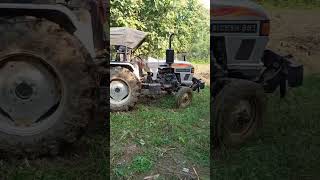 new eicher 551 tractor with harrow amazing videos [upl. by Notsreik491]