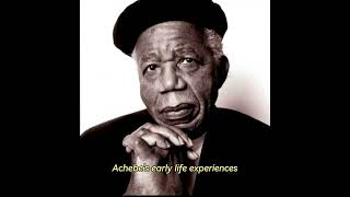 CHINUA ACHEBE A LEGEND OF AFRICAAN ICONA PACESETTER 💎 [upl. by Haidedej]