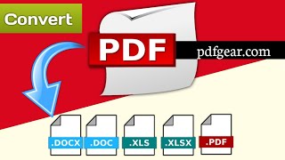 Pdfgear Free Pdf Tools Offline  Online  PDF को Edit  Convert कैसे करें pdftoword [upl. by Boutis]