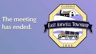 East Amwell Planning Board Meeting  Monday September 16 2024 [upl. by Dupin446]