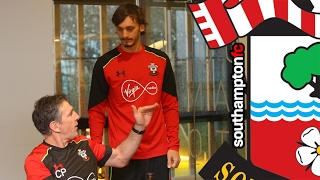 Gabbiadini and Hassens first day with Southampton [upl. by Lethia]