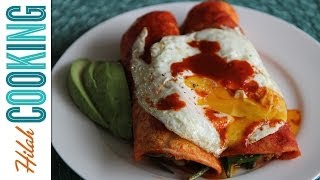 How to Make Breakfast Enchiladas  Hilah Cooking [upl. by Adnilahs]