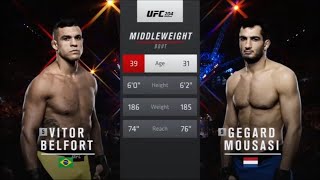 Vitor Belfort vs Gegard Mousasi [upl. by Aron]