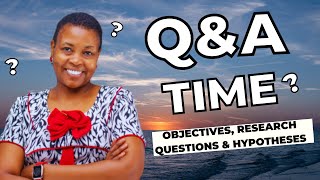 RESEARCH OBJECTIVES RESEARCH QUESTIONS amp HYPOTHESES [upl. by Eirehc]