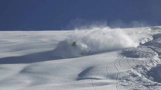 Warren Smith skiing powder  SaasFee  Spring 2011mp4 [upl. by Nafri]