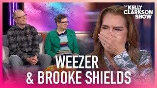 Kelly Clarkson Weezer amp Brooke Shields Cant Stop Laughing During AllTime Panel [upl. by Chilcote468]