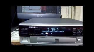 Teste do Gravador e Reprodutor de Cd Philips CDR 570 [upl. by Eimmij]