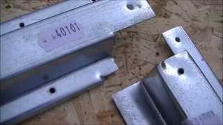 Yardmaster Metal Shed instructions Part 1 Base assembly amp Setting out [upl. by Marcellus]