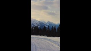 Do you see this  Winter in Canmore and Kananaskis [upl. by Rehpotsyrk]