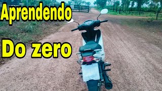 Aprendendo a andar de moto Biz [upl. by Elmo]