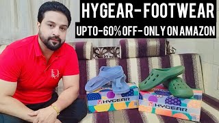 HYGEAR FOOTWEAR  SLIPPERS  SHOES  CLOGS  FLIPFLOP  UPTO 60 DISCOUNT ONLY ON AMAZON [upl. by Barnum]