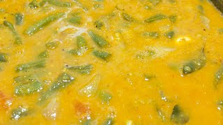 Beans Sambar Recipe  in Tamil  Sangeetha Foodie  Kitchen Channel [upl. by Fisken]