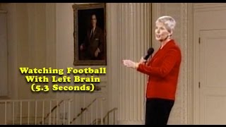 Jeanne Robertson  Watching Football With Left Brain 53 Seconds [upl. by Lleder863]