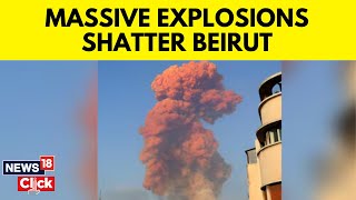 Large Explosions Rock The Southern Suburb Of Beirut Killing Several  Israel Vs Lebanon  N18G [upl. by Lenaj995]