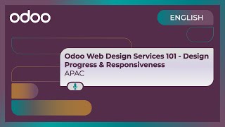 Odoo Web Design Services 101  Design Progress amp Responsiveness [upl. by Bardo]