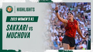 Muchova vs Sakkari Round 1 Highlights  RolandGarros 2023 [upl. by Flyn]