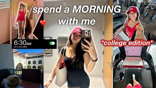 spend a MORNING with me in COLLEGE [upl. by Ammon]