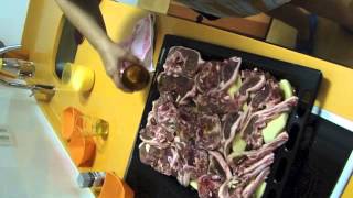 Asado de Costillas Cordero con Almendras Ajos y Patatas estilo Murciano [upl. by Kylah]