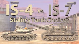 WOT Blitz Face Off  IS7 vs IS4  Which One To Pick After Update 103 [upl. by Dudden]